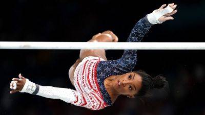 Paris Olympics - Simone Biles - George Ramsay - All eyes on Simone Biles as she goes for women’s all-around gold at the Paris Olympics - edition.cnn.com - Usa - Jordan - Chile - city Tokyo