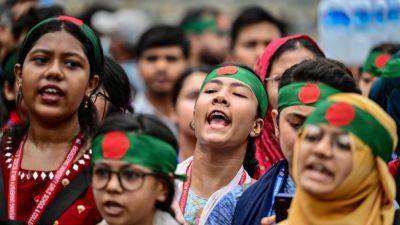 Agence FrancePresse - Asif Mahmud - Bangladesh protests demand Hasina resign, army stands ‘by the people’ - scmp.com - Bangladesh - city Dhaka