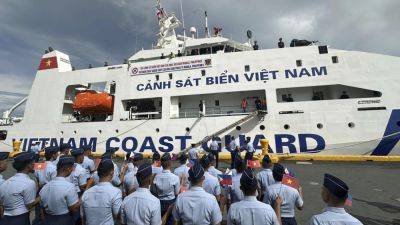 Joeal Calupitan - Vietnam’s coast guard visits Philippines for joint drills as both face maritime tensions with China - apnews.com - China - Taiwan - Philippines - Malaysia - Brunei - Vietnam - county Bay - city Manila, Philippines
