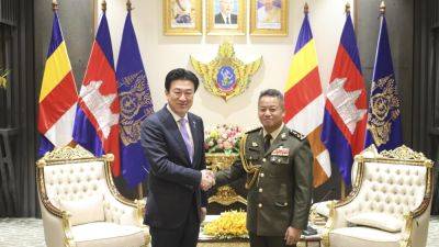 Minoru Kihara - Hun Manet - SOPHENG CHEANG - Japan’s defense minister begins visits to Cambodia and Vietnam, both under Beijing’s shadow - apnews.com - Japan - China - Cambodia - Vietnam - county Cooper - city Beijing - city Phnom Penh, Cambodia