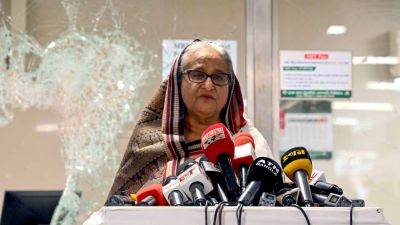 Mohammed Shahabuddin - Mujibur Rahman - Reuters - Sheikh Hasina - Bangladesh PM Sheikh Hasina flees, army says interim government to be formed - cnbc.com - Bangladesh - city Dhaka