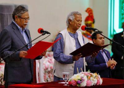 Nobel laureate Muhammad Yunus takes charge of Bangladesh, hopes to heal strife-torn country