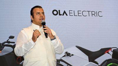 Arjun Kharpal - Ev - SoftBank-backed Indian EV startup Ola Electric pops 20% on debut valuing firm at $4.8 billion - cnbc.com - India - Singapore - city Mumbai