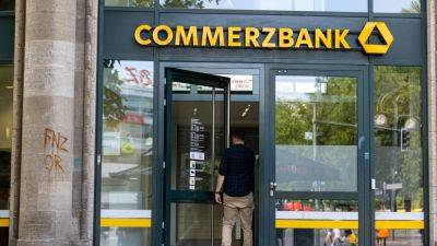 Ruxandra Iordache - Commerzbank shares jump 20% after UniCredit buys 4.5% stake from the German government - cnbc.com - Germany - Italy - city London - city Berlin