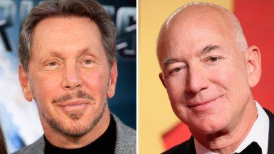 Elon Musk - Jeff Bezos - Larry Ellison - Annie Palmer - Oracle's Larry Ellison briefly tops Jeff Bezos to become world's second-richest person - cnbc.com - city Las Vegas