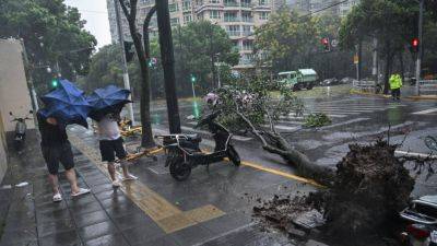 Typhoon Bebinca lands in Shanghai, strongest storm to hit city since 1949 - cnbc.com - China - county Park - province Hainan - county Parke - city Shanghai