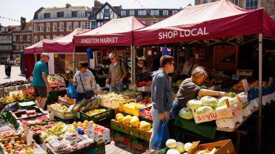 European markets fall as investors weigh UK inflation data, look to Fed rate decision