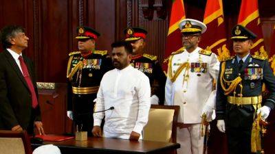 Marxist-leaning Dissanayake sworn in as Sri Lanka president - aljazeera.com - Sri Lanka