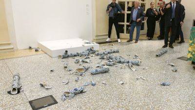 Man smashes Ai Weiwei sculpture at exhibition opening in Italy