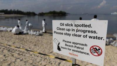 CNA - Singapore’s Sentosa beach reopens after 400-tonne oil spill, 2-month clean-up effort - scmp.com - Singapore - city Singapore