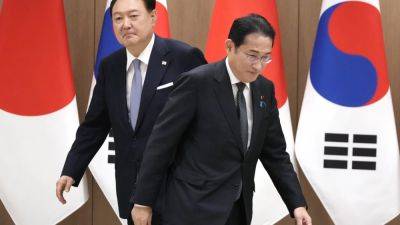 Japan’s Kishida, South Korea’s Yoon urge sustaining momentum in improved ties