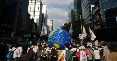 Tens of thousands in South Korea protest lack of climate progress - asiaone.com - South Korea - Australia - city Seoul